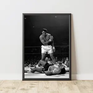 Muhammad Ali Poster Vintage Print For Sports Fans & Home Decor