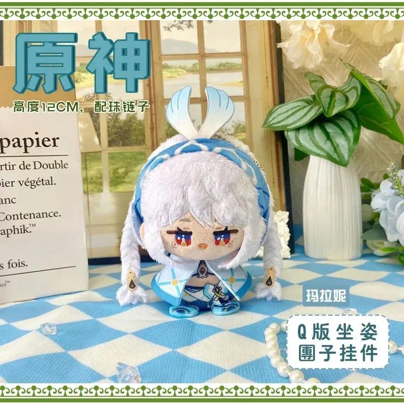 Genshin Impact Cuddly Doll Gift - 10-12cm Soft Stuffed Dolls, Unisex Collectibles with Kinich Mavuika, Kachina, Citlali, Mualani, Neuvillette, Wriothesley, Focalors, Ganyu, Lynette, Kawaii DIY Specialty Supplies Birthday Pendant
