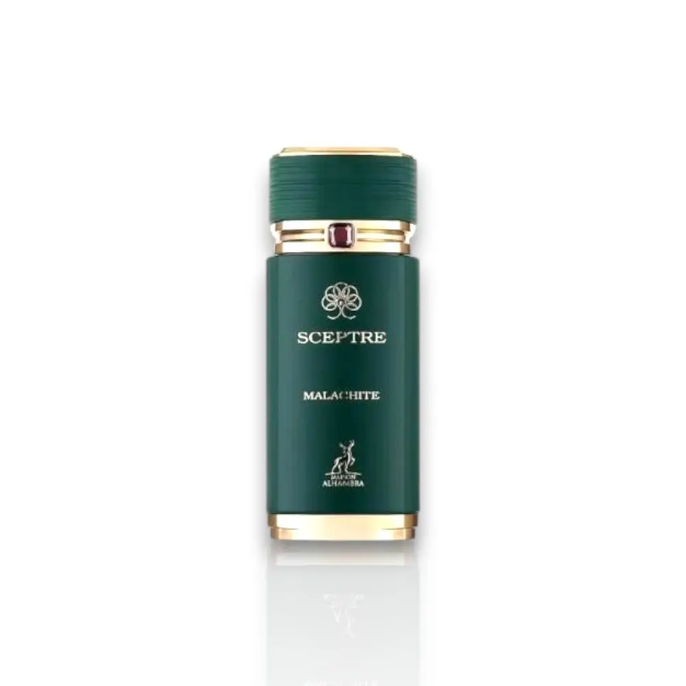 Maison Alhambra Sceptre Malachite Eau De Parfum, 100 ML-3.4 oz, Citrus, Aromatic, Woody Fruity, Spicy, Alcohol Base, Floral, Single Item, Unisex Wear, Daily Use Unisex Fragrance