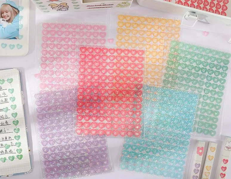 Heart Letter Sticker