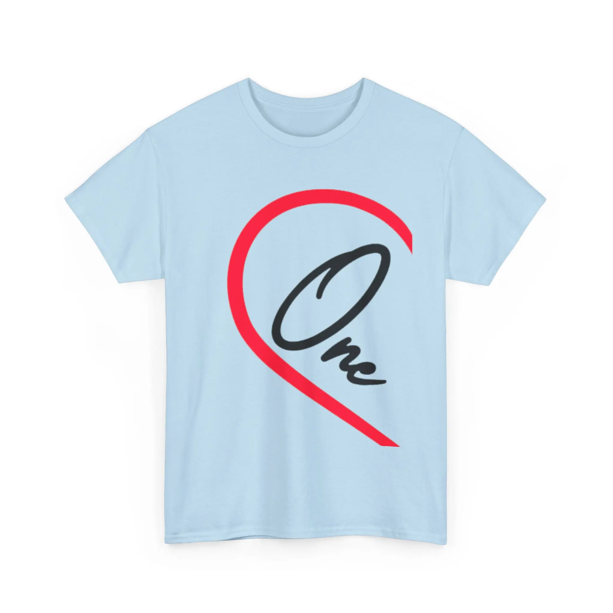 ONE/LOVE HALF HEART Couples Tshirt 1