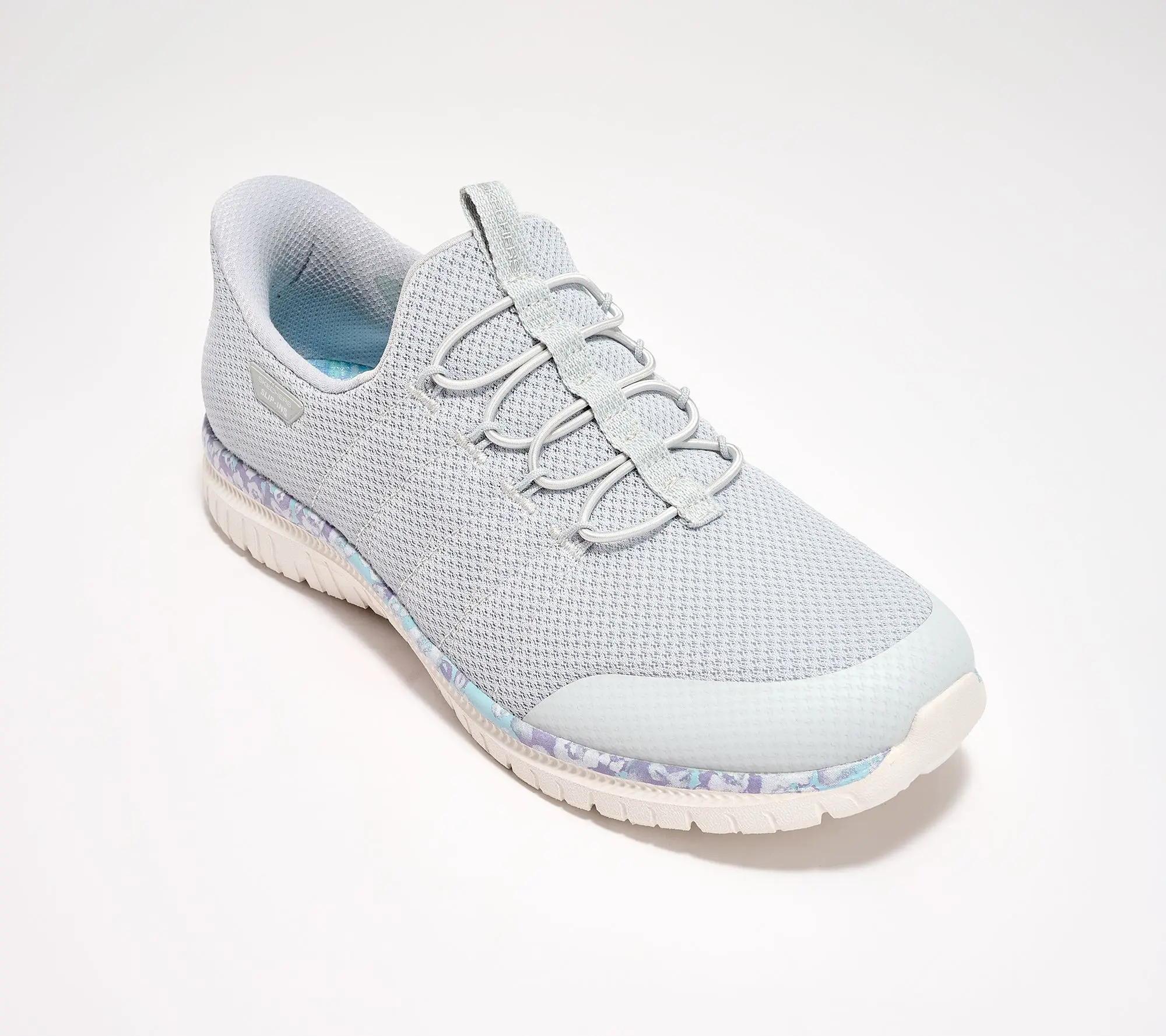 Skechers Slip-ins Virtue Vegan Washable Floral Bungee Shoes