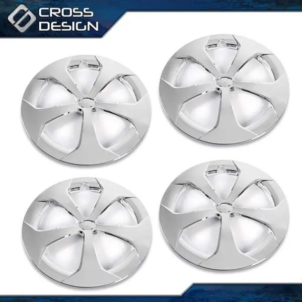 CROSSDESIGN 16-Inch 5-Spoke Hubcap Covers, Fit for 2012-2015 Toyota Prius & Prius C Auto Wheel Hub Caps
