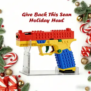 HOLIDAY HAUL! DIY Tactical Building Block Handle Set – Multiplayer Strategy & Team Challenge Toy for Outdoor Play and Events