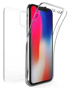 Case for iPhone 11, New 360-Degree Wrap [Full-Body Protection] Transparent TPU Slim Cover [Built-In Screen Guard] for Apple iPhone 11 (2019, 6.1" Model)