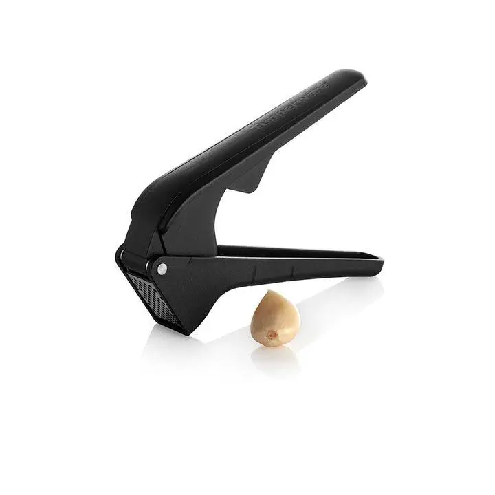 Tupperware Garlic Press to Mince Garlic - 3-in-1 Kitchen Tool with Herb De-Leafing Feature, Ergonomic Design, and Easy-to-Use for Mess-Free Cooking
