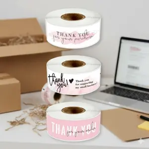 Self-Adhesive Waterproof Seal Stickers Self Adhesive Label, Sticky Label for Gift Wrapping, Wedding Cards, Holiday Decorations, Scrapbooking, and Journaling. 3 Designs, 120 Stickers per Roll. Multi-Purpose & Tear-Resistant.