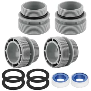 4X Adapter Conversion Kit For Intex-Pools Connect 40MM Hose to 11/2 Inch Outlet