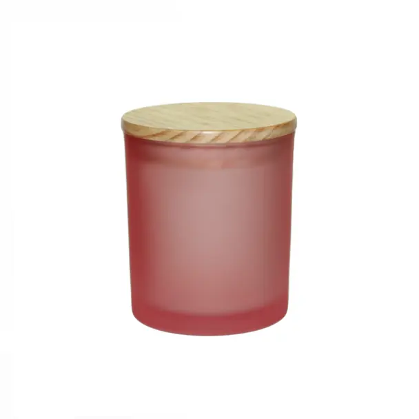 Black Ice Scented Candle - Soft Frost Tumbler Shape Frosted Rose Cali Glass Jar, 10 oz Hand-Poured Durable Home Decor Candle