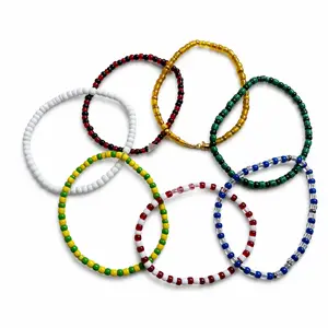 Santería Beaded Bracelets Ilde for Protection and Spiritual Connection - Powerful Orisha Bracelets, Orula, Shango, Obatala