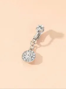 Fashionable Fake Belly Ring, Fashion Jewelry for Party, Daily Clothing Decor, Trendy All-match & Exquisite Jewelry for Birthday Gift, Belly Piercing Jewelry