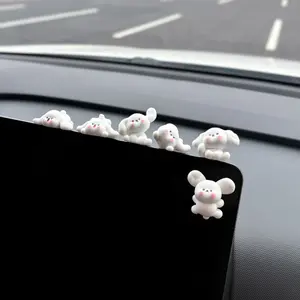 Mini Puppy Decor Figurines – Cute Cozy Ornaments for Car, Desk, Fridge & Home Display (Set of 3)