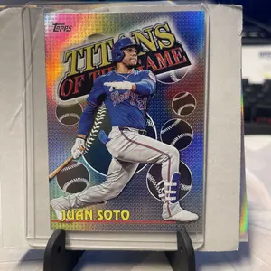 Juan Soto Titans Of The Game Foil 2026 Topps Series 1 Card #TOG-11 New York Mets