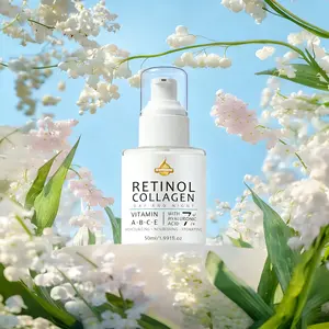 Sumifang Retinol Serum 50ML, Anti Aging Concentrate, Enriched with Collagen and Hyaluronic Acid, Reduces Fine Lines, Boosts Elasticity, Suitable for All Skin Types