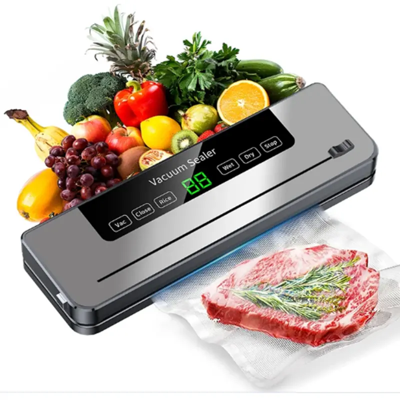 [Fully Automatic Vacuum Sealer]Small Household & Commercial | Compression Fresh-keeping | Comes with a Cutting Knife