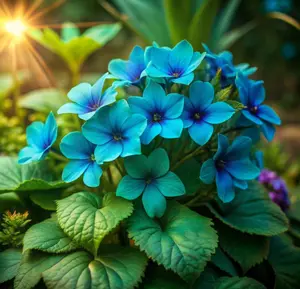 Fountain Blue Lobelia Seeds for Planting (100 Seeds) - Cascading Flowers Perfect for Baskets, Pack of 100 Seeds