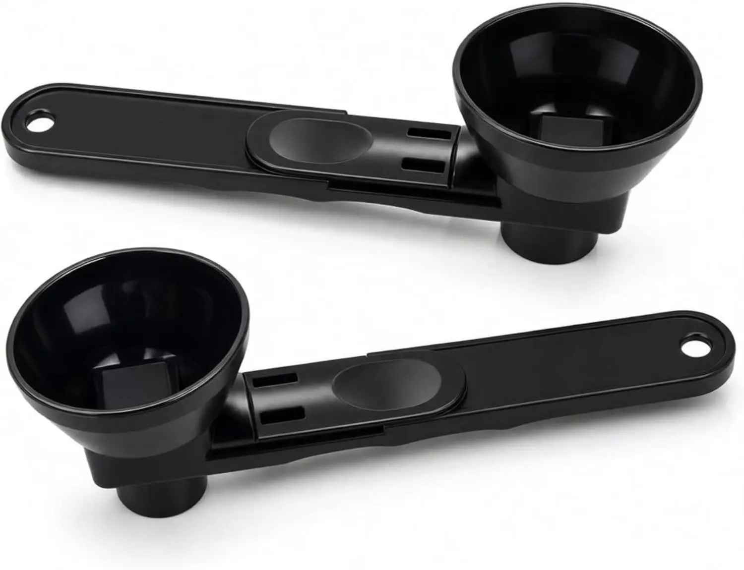 2 PCS Protein Powder Scoop Funnel, Measuring Utensil Gadget, Wide-Mouth Travel-Ready Tool for Pre-Workout, Creatine, Powder Sliding Spoon,High Quality Funnel, Powder Formula, coffee Milk Smoothie Chocolate Powder,BPA Free Plastic,Perfect Gift Father’s Day