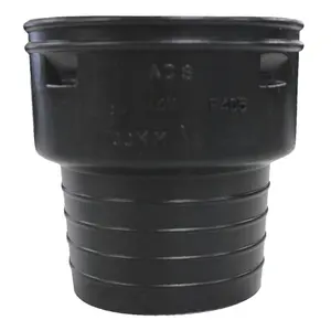 ADS 4807988 6 x 4 in. Dia. Snap Polyethylene Corrugated-to-Clay Pipe Adapter