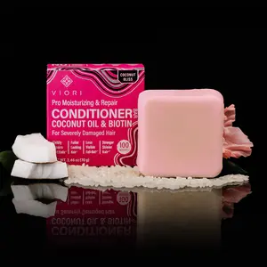 Coconut Oil Repair Conditioner Bar – Damaged Hair | VIORI Coconut Oil Repair Conditioner Bar – Damaged Hair | VIORI