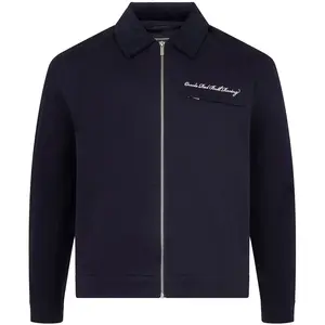 Red Bull Racing F1 Heritage Script Work Jacket - Navy