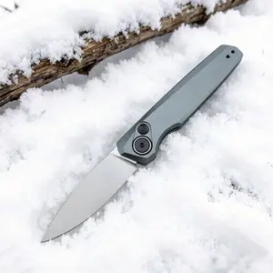 1pc 7551 Folding Knife, Edc Lightweight Pocket Knife, Portable Multipurpose Knives, Essential Kitchen Tool, Fruit Knife, Durable Daily Use, Camping Hiking Choice, Great Gift, Lightweight Tools