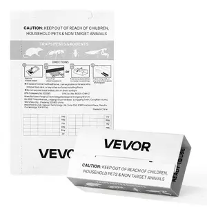 VEVOR Insect Glue Trap, 36 Pack Glue Boards, Peanut Scent, Foldable Design Sticky Pest Control Adhesive Sticky Traps Indoor for Home, Ready to Use for Catching Bugs, Ants, Roaches, Spiders, Centipedes