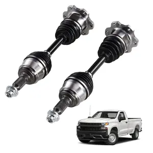 fathersdaygift VEVOR CV Axle Shaft Assembly, 2 Pieces Front Left Right (Driver and Passenger Side), Automotive Replacement Axles Pair Compatible with 1999-2006 Chevrolet Silverado 1500, Alloy Steel Carbon Steel