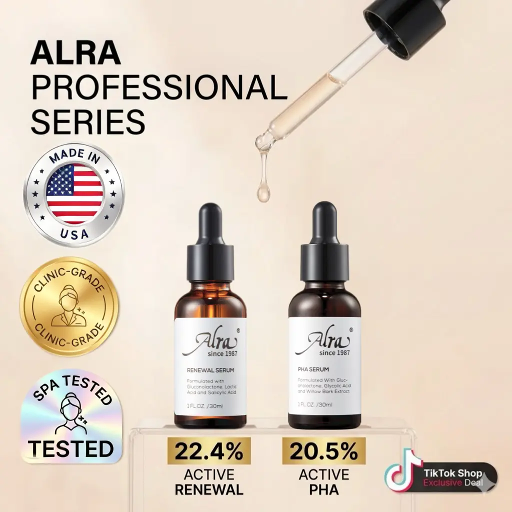 ALRA Advanced Multi-Acid Serum 30ml | Gentle AHA BHA PHA & Niacinamide Blend for At-Home Facial | Pore Refining & Skin Reset | Clarifies Clogged Pores, Balances Excess Oil & Restores Radiance Glow for Blemish-Prone Skin | Daily Skin Smoothing Care