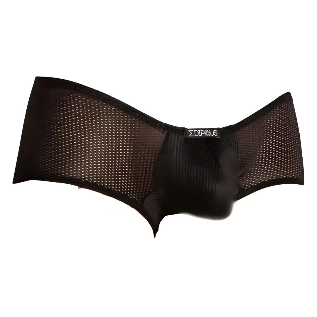 Edipous Boxer Trunks with Breathable Mesh - Cool, Supportive, and Stylish Underwear for Everyday Comfort Fabric Man Menswear Casual