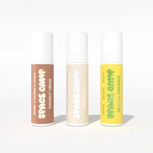 Pool Club Pack Balm - 3-Pack Jumbo Balms for Soft Nourished Lips in Coconut Cream Sweet Vanilla & Tropical Pineapple Flavors
