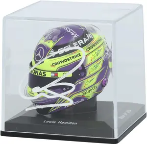 Lewis Hamilton Mercedes-AMG Petronas F1 Team Autographed F1 Purple 24 Champs Mini Helmet - Fanatics Authentic Certified