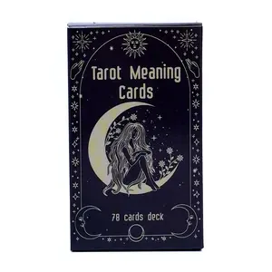 Tarot Card Deck, 78 Cards, Oracle Divination Tool, Ideal for Beginners & Professionals, Perfect Gift Idea