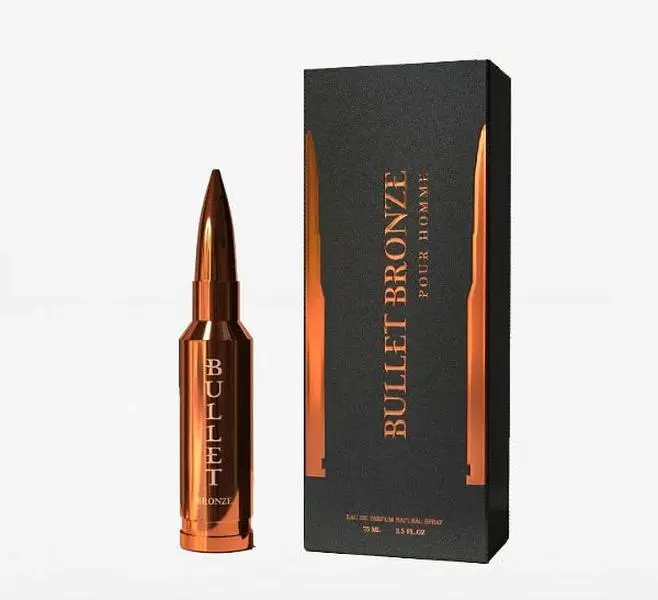 Bharara Beauty Bullet Bronze Pour Homme 75ml (2.5 oz)  Eau de Parfum - Long Lasting Luxury Fragrance Gift For Men