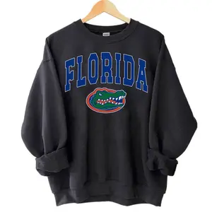 Florida Vintage Football Trendy Sweatshirt, University of Florida Unisex Football Sweatshirt, Cotton, Crewneck, Menswearr, Gift For Football Fans