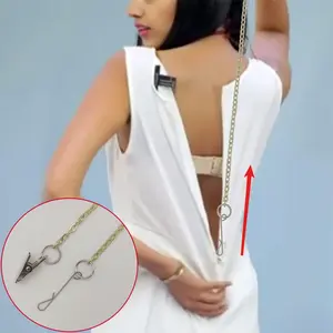 Dress and Boot Zipper Aid Tool, Universal Zipper Puller and Hook for All Types of Zippers, Self-Thread Dress Zipper Helper