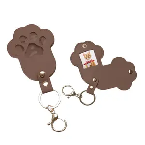 Pet Memorial Keychain  Pet Hair, Nails & Photos | Cat & Dog Memory Holder