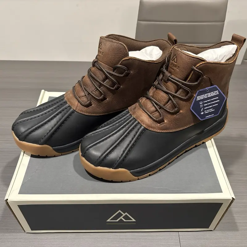 Men's Alpine Boots Gavin Duck Boots Size 11 - Brown & Black Colorway