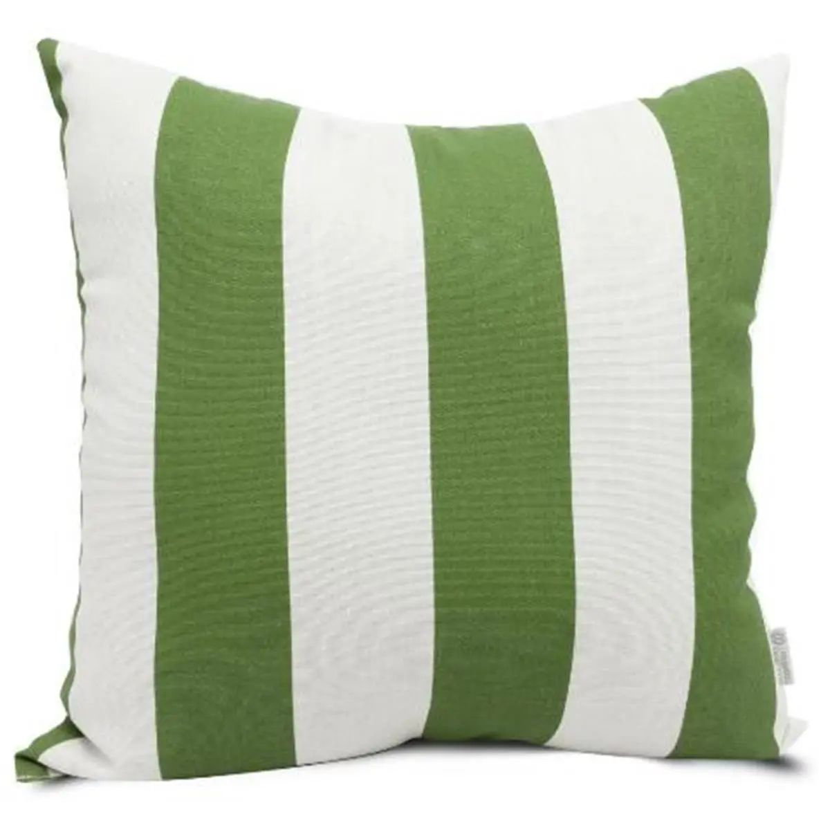 Majestic Home Sage Vertical Stripe Woven Fabric Plush Fill Decorative Throw Pillow - Large Indoor-Outdoor, 2 lbs, 20x8x20 in, 1000 Hours U.V. Protection, for Living Room Sofa & Outdoor Patio Furniture