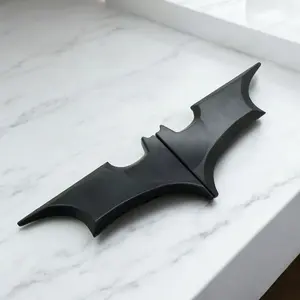 Batman Money Clip Magnetic Batarang - Stainless Steel Black Dark Knight 12cm