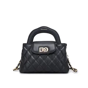 2026 New PU Leather Diamond Quilted Chain Handbag for Women - Light Luxury Style, Large Capacity, Shoulder/Crossbody Carry, Suitable for Commuting, Travel, Handbags For Women, Bags For Women, Purse Shoulder Bag outdoorfun