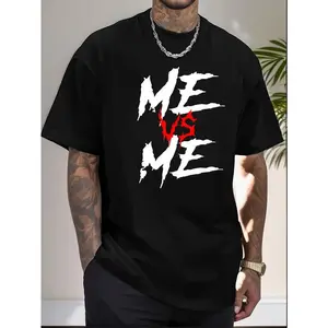 Men's Tropical Graphic Tee, Oversized Streetwear Fit, 180g Breathable Cotton Fabric, Short-Sleeve Round Neck, USA-Made for Summer