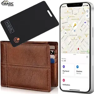 Slim Tracker Card for Wallet & Luggage, Wireless Positioning Tracker, Waterproof GPS Locator for Finding My iOS Compatible Items, Smart Tracking Tag, Smart Key Finder, Smart & Wearable Devices