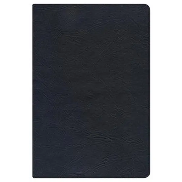 Used KJV Large Print Personal Size Reference Study Bible - Black Genuine Leather, Holman Bibles, Good for Churches, 1.72 lbs, English Language, Study Bible Kjv