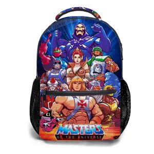 He-Man-and-the-Masters-of-the-Universe-Season-Backpacks for Girls, Cute School Backpack for Girls Boys, Aesthetic Bookbag for Teens, Lightweight Classic Backpack for Travel, Work, Picnic A-32