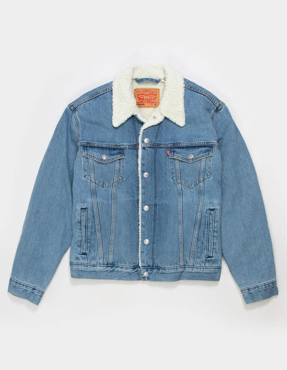 LEVI'S Sherpa Mens Trucker Jacket - Denim LEVI'S Sherpa Mens Trucker Jacket - Denim