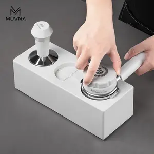 MUVNA Italian Coffee Machine Handle Powder Distributor ABS Pressing Tool Pressing Hammer for Tamping 51/53/58mm