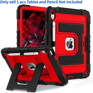 Rugged iPad 12/11/10 Gen Case with Stand, Shockproof Handle Cover for Kids, Soft Child-Safe Material Fits 2025 A16 & 2026 11" Tablet