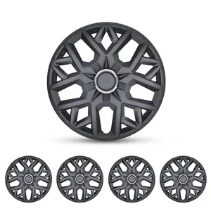 WOLFSTORM 4-Pack 16 Inch Universal Hubcaps for Steel Wheel Rims Cover