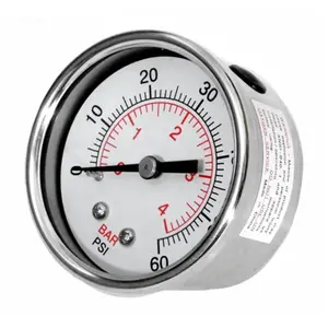 Gecko Alliance 830-4000SS-B Optional Pressure Gauge