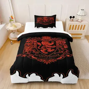 Harry Potter Soft Bedding Set, Bedroom Bedding Set, Includes 1 Blanket and 1 or 2 Pillowcases Without Pillows, Perfect Gift Idea